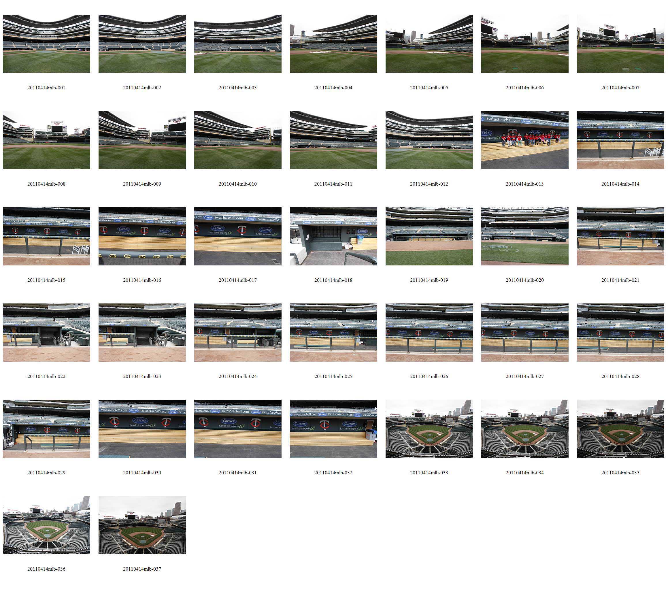 photo of recent work in a contact sheet