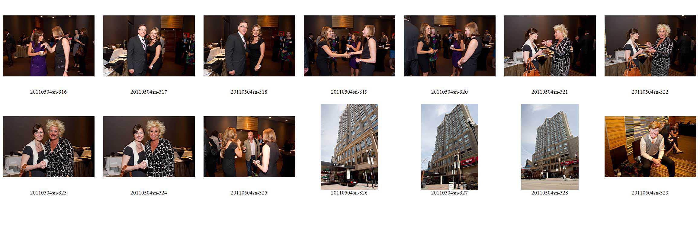 photo of recent work in a contact sheet